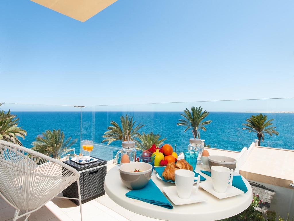Seaviews & Terrace Apartment San Agustin Las Flores Exteriör bild