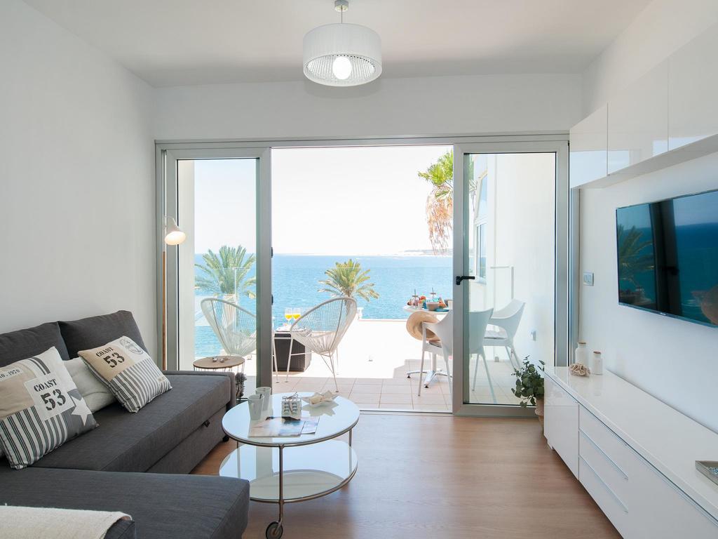 Seaviews & Terrace Apartment San Agustin Las Flores Exteriör bild